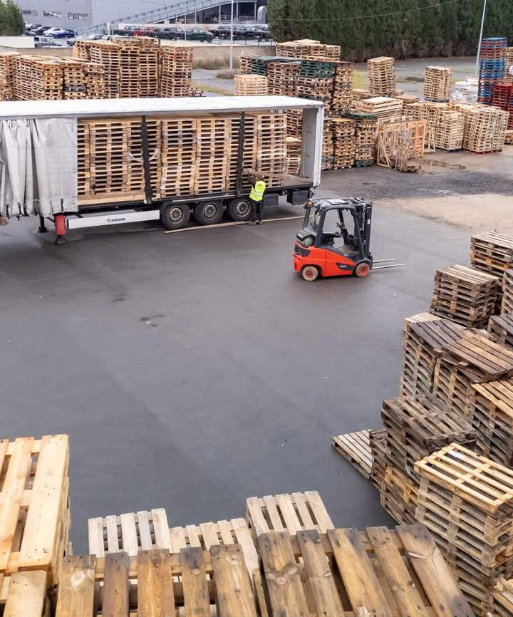 Palettes en bois sur mesure Île-de-France