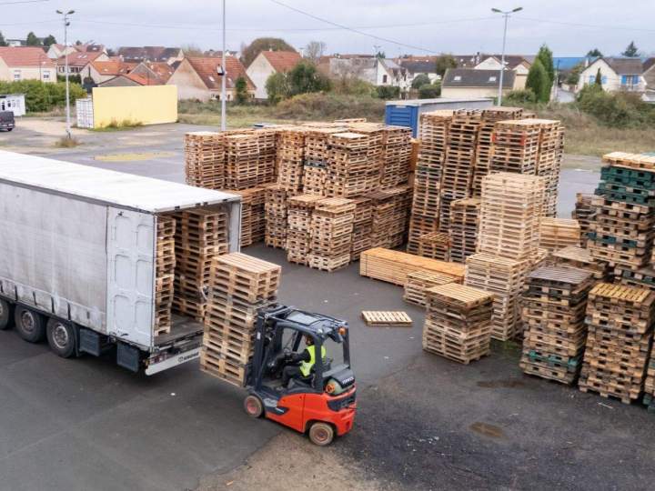 Fournisseur de palettes en bois Île-de-France