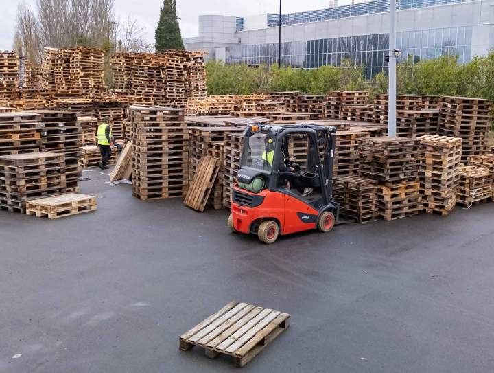 Palettes en bois sur mesure Île-de-France